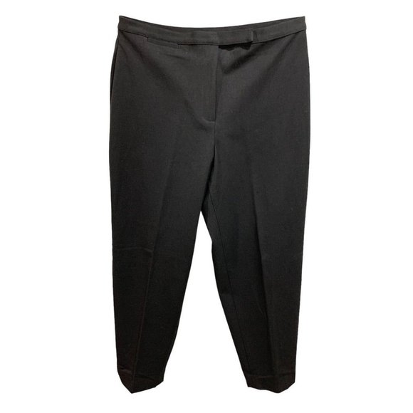 Size 14P Talbots Petites Women's Black Dress Pants Slacks 1990s Vintage - Picture 2 of 9